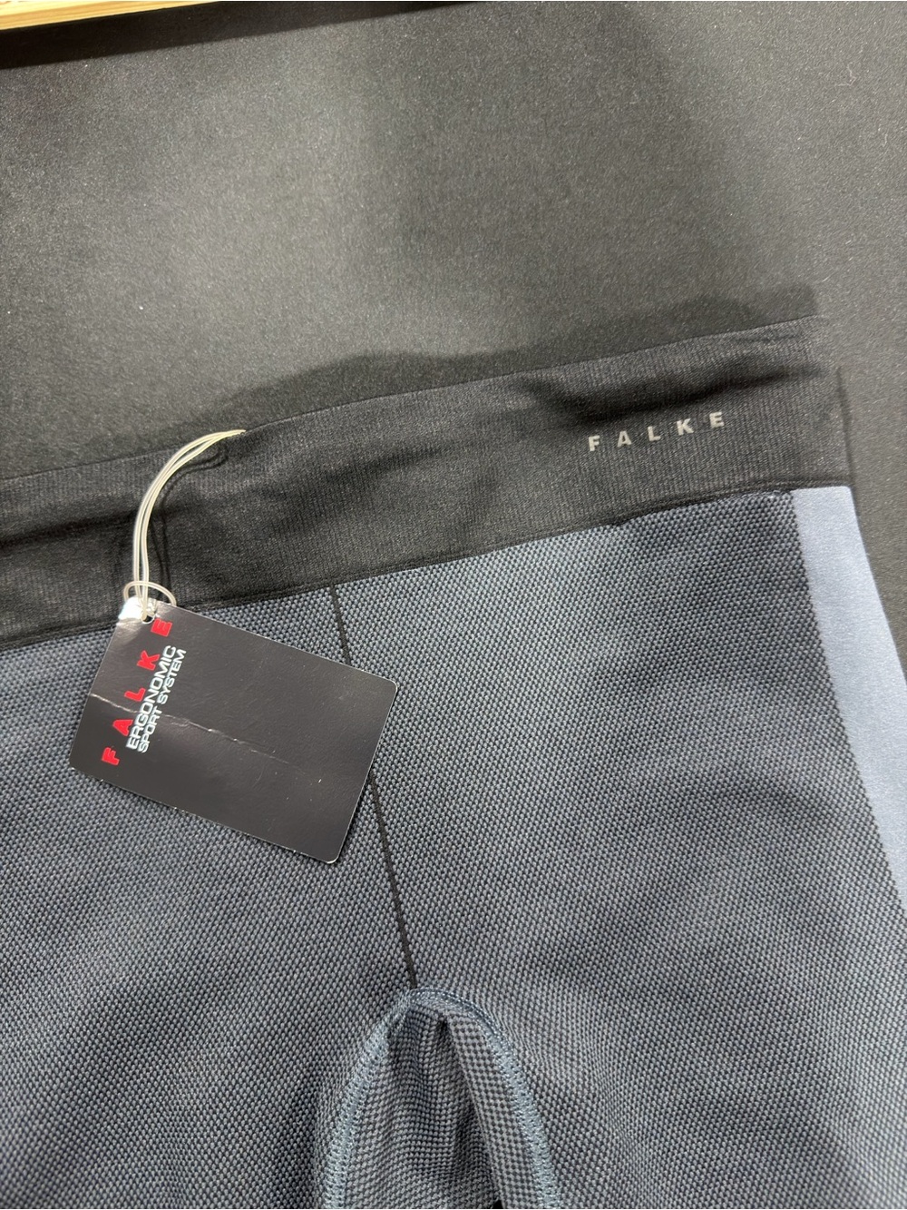 FALKE Ergonomic Sport System Athletic Compression Leggings Gray Women’s - Picture 4 of 6